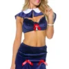 3WISHES Sexy School Costumes Parisian Schoolgirl Halloween Costume