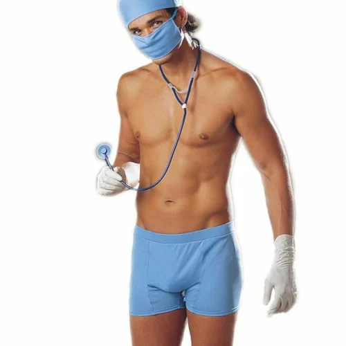 Dreamgirl Sexy Halloween Costumes Playing Doctor Boxer Outfit