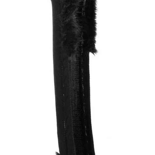 Elope Cat Knitted Beanie With Scarf Accessories