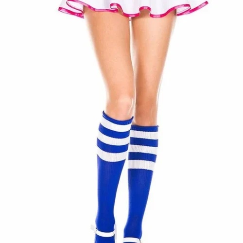 Music Legs Hosiery Triple Striped Knee High Socks