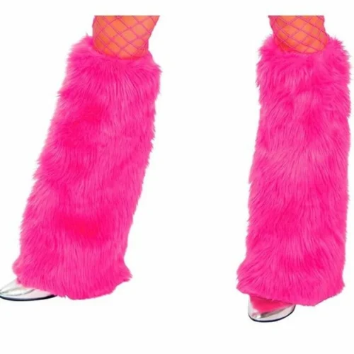 Roma Costume Sexy Fur Boot Covers Music Festival Wear