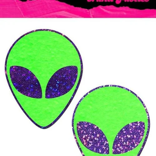 PASTEASE Brand Pasties Glitter Alien Pasties