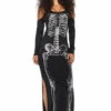 Leg Avenue Skeleton Dress Costume