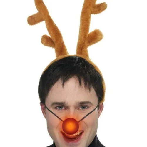 Smiffy's Accessory Fun Stuff Holiday Reindeer Costume Accessory Kit