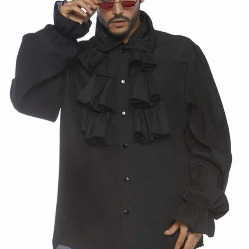 Leg Avenue Ruffle Front Shirt