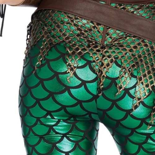 Leg Avenue Sexy Halloween Costumes Badass Mermaid Costume