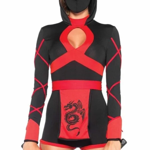 Leg Avenue Dragon Ninja Costume With Face Mask Sexy Halloween Costumes