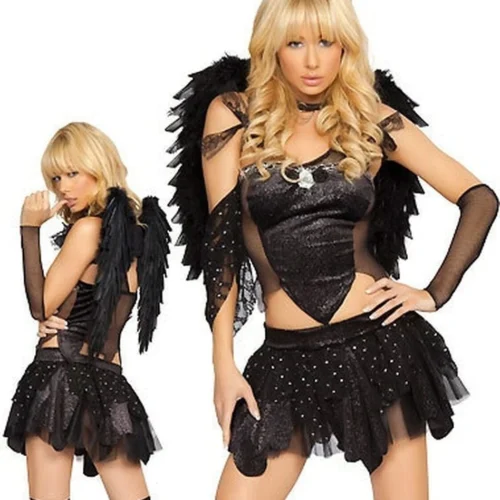 Roma Costume Angel Costumes Twilight Raven Black Angel Costume