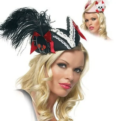 Leg Avenue Accessories Pillbox Pirate Hat