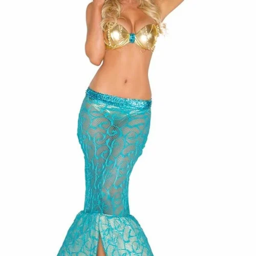 3WISHES Sexy Halloween Costumes Vixen Of The Sea Mermaid Costume