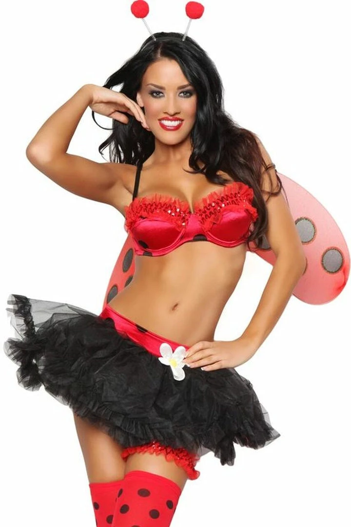 Leg Avenue Adult Ladybug Costume Sexy Halloween Costumes 3 Leg Avenue Adult Ladybug Costume Sexy Halloween Costumes