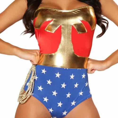 3WISHES Sexy Halloween Costumes American Hero Costume