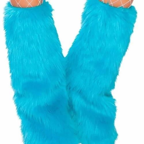 Roma Costume Sexy Fur Boot Covers Music Festival Wear