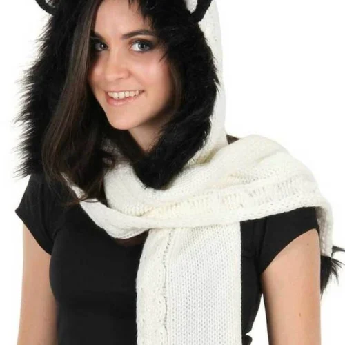 Elope Accessories Panda Knitted Hood