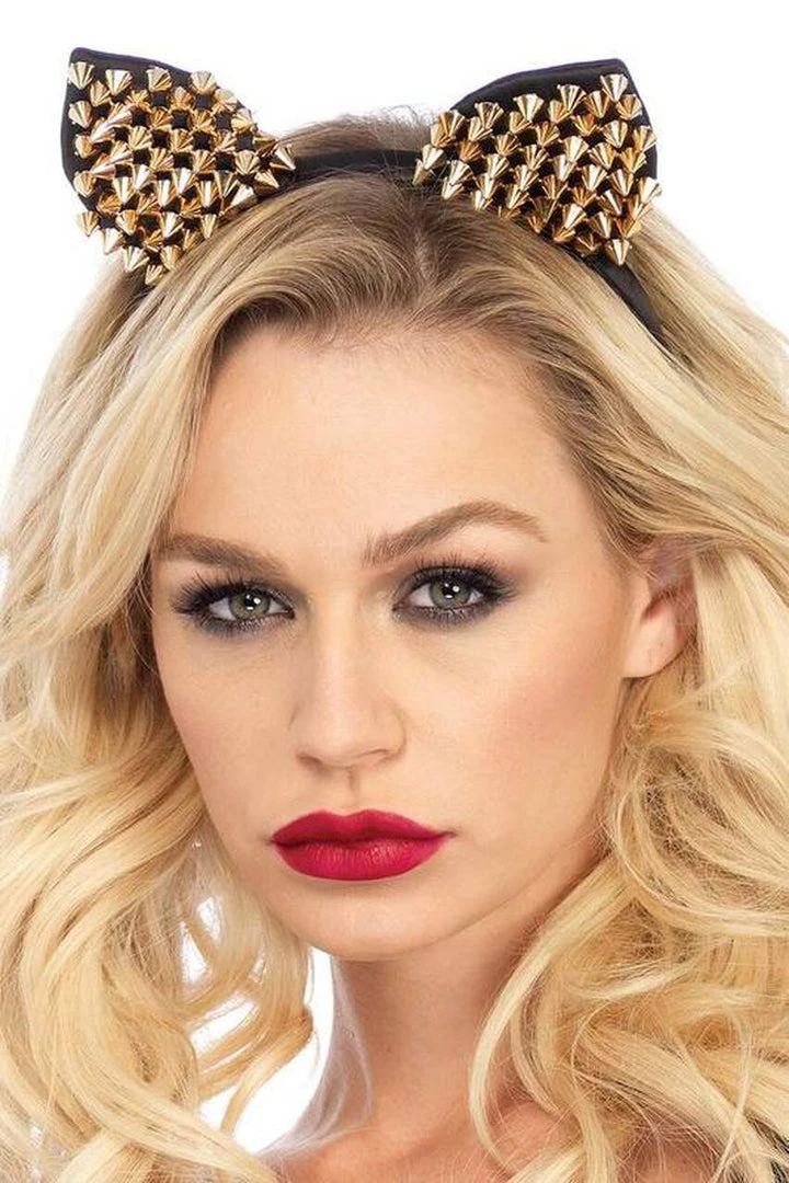 Leg Avenue Saucy Cat Studded Ears Accessories 3 Leg Avenue Saucy Cat Studded Ears Accessories