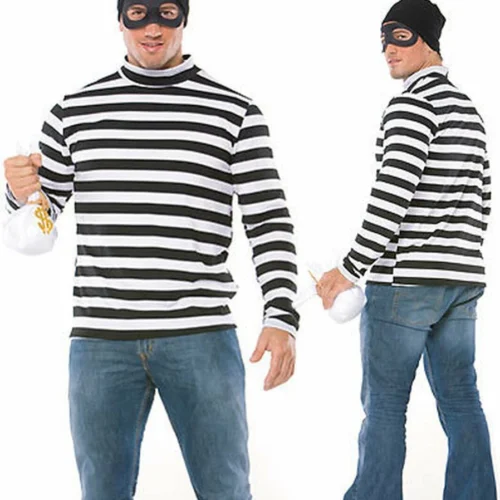 Coquette Men's Robber Costume Sexy Halloween Costumes