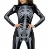 Fever Skeleton Catsuit Costume Sexy Halloween Costumes