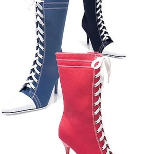 Ellie Shoes Taylor High Heel Sneaker Ankle Boots