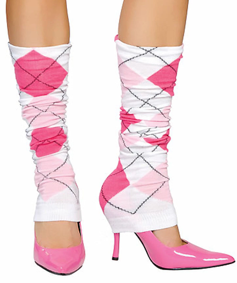 Roma Costume Argyle Leg Warmers 1 Roma Costume Argyle Leg Warmers