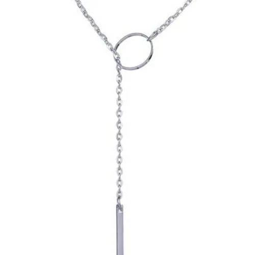 Bored Kitty Circle Geo Necklace