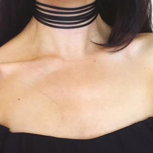 Bored Kitty Wrap Around Lace Choker