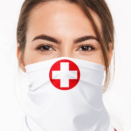 BodyZone Nurse Costume Gaiter Mask