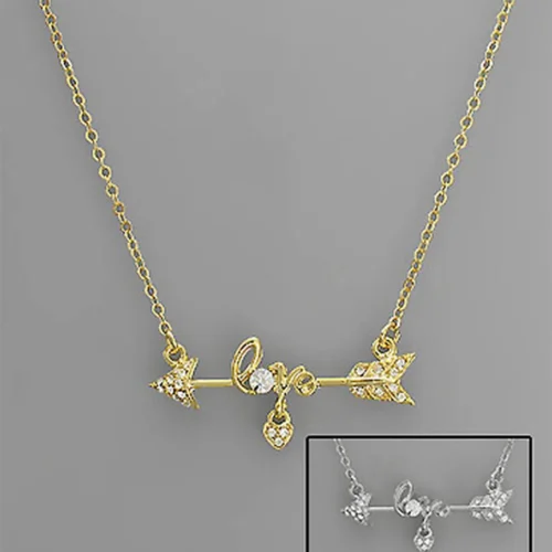 3WISHES Cupids Arrow Necklace