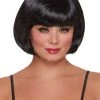 Dreamgirl Short Black Bob Wig