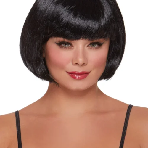 Dreamgirl Short Black Bob Wig