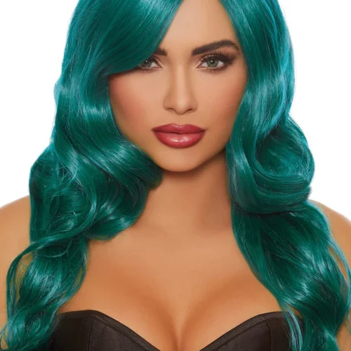 Dreamgirl Accessories Long Green Wavy Wig