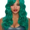 Dreamgirl Accessories Long Green Wavy Wig