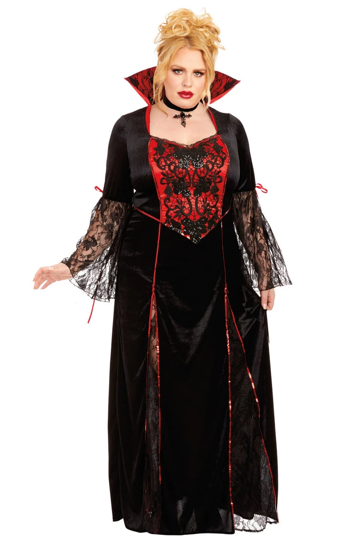 Dreamgirl Plus Size Vampira Costume 1 Dreamgirl Plus Size Vampira Costume
