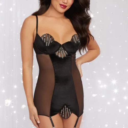 Dreamgirl Lingerie Art Deco Chemise