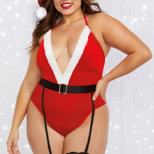 Dreamgirl Plus Size Lingerie Plus Size North Pole Hottie Teddy