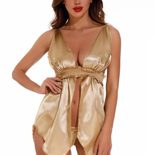 Dreamgirl Golden Touch Babydoll Lingerie