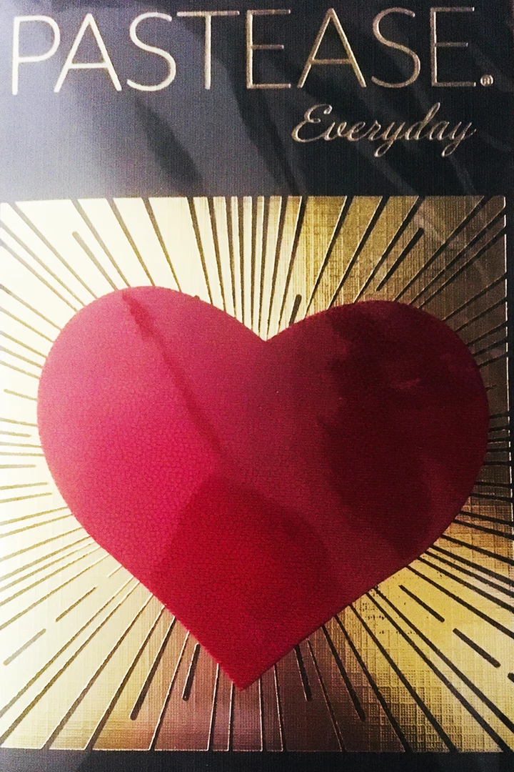 Pastease Everyday Reusable Liquid Red Heart Pasties 3 Pastease Everyday Reusable Liquid Red Heart Pasties
