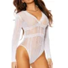 Elegant Moments White Long Sleeve Teddy