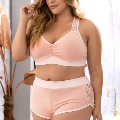 Mapalé Plus Size Lounge Around Pajama Set