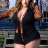 Mapalé Plus Size Fall Fest Pajama Romper