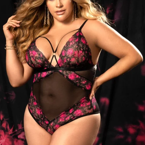 Mapalé Plus Size Naughty Nymph Teddy