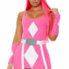 Forplay Plus Size Pink Power Superhero Costume Plus Costumes