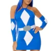 Forplay Blue Mega Power Superhero Costume