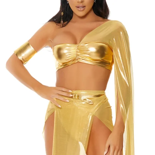 Forplay Sexy Halloween Costumes Gold Cleopatra Costume