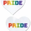 Pastease Gay Pride White Hearts Pasties