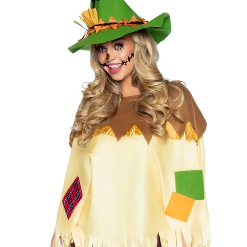 Leg Avenue Sexy Halloween Costumes Scarecrow Poncho