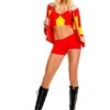 Music Legs Sexy Halloween Costumes Flaming Hot Firefighter Costume