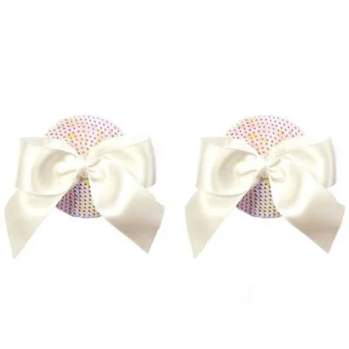 Bristols Six Sequin Marilyn Bow Nippies Pasties