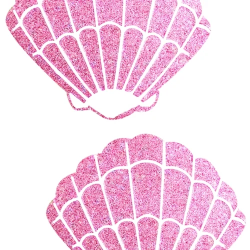 NevaNude Sparkle Pink Pony Glitter Shell Pasties