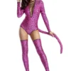 Party King Sexy Halloween Costumes Pink Leopard Costume