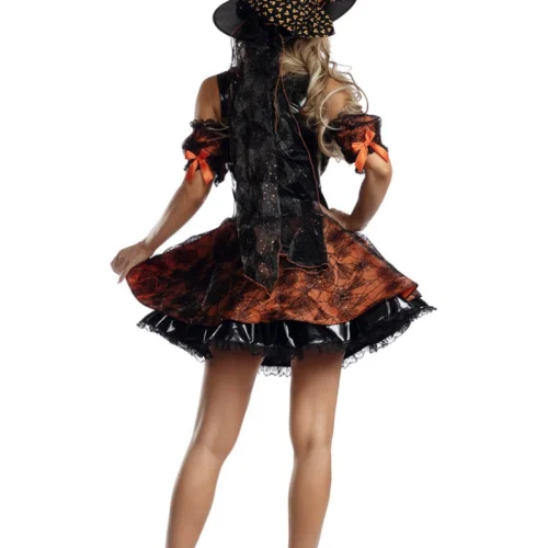 Party King Sexy Halloween Costumes Sweet As Candy Corn Witch Costume